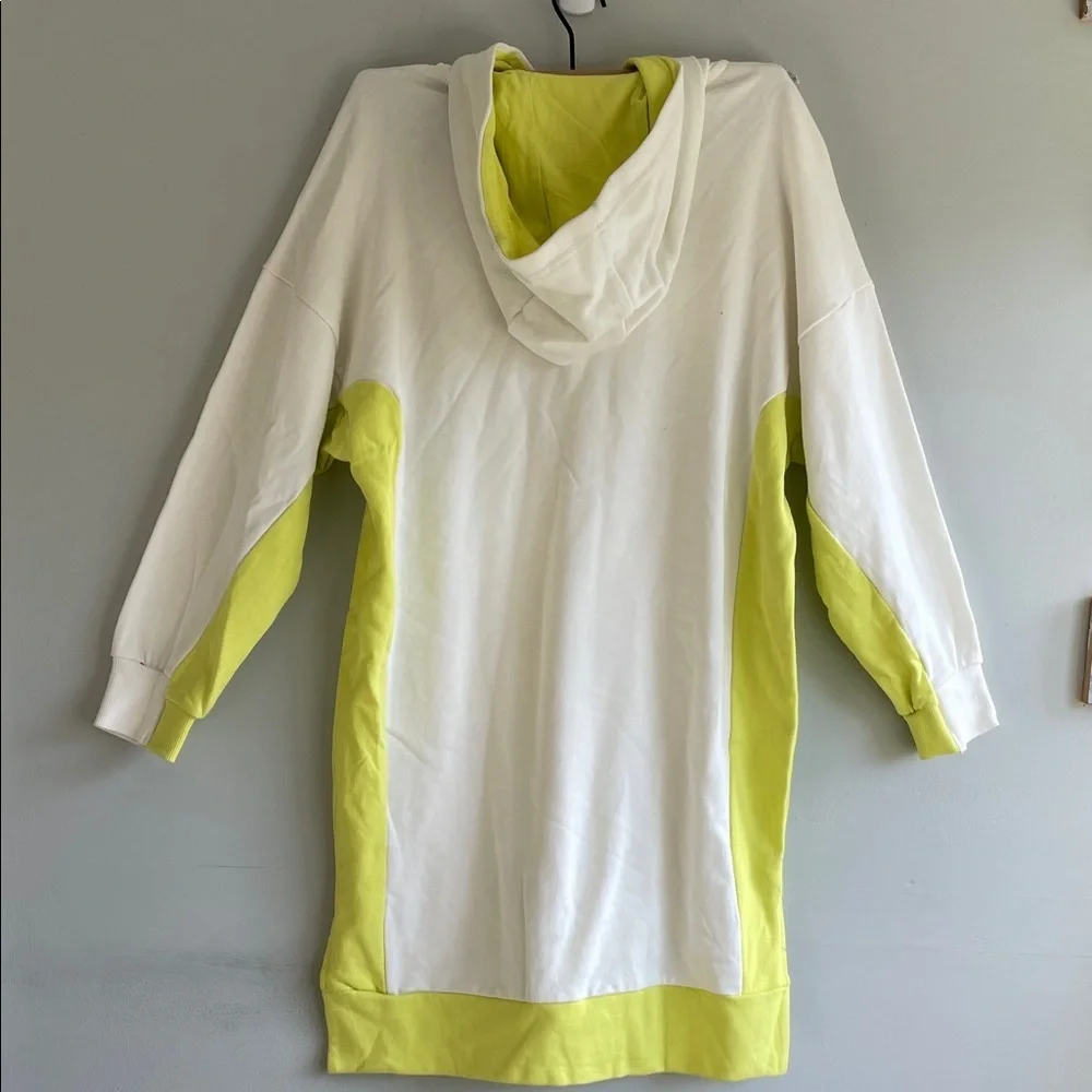 Free Assembly Kids Cream and Yellow Hoodie Dress SizeL 10/12